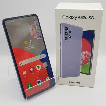 Samsung galaxy A52s 5G unlocked & boxed dual sim 6GB+128GB awesome violet
