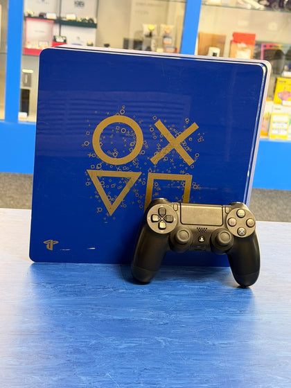 Playstation 4 Slim Console, 500GB Days Of Play Blue  ps4
