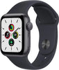 Apple Watch SE GPS 44mm Midnight Aluminium Case With Midnight Sport Band (Unboxed)