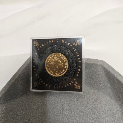 2016 Gold Sovereign Coin Elizabeth II Fifth Head