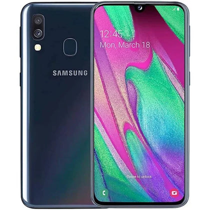 Samsung Galaxy A40 Black 64GB Dual Sim ** Any Network **