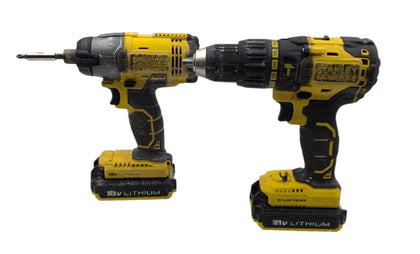 Stanley Fatmax 18 Volts Combi and Impact Drill Set