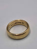 18ct Yellow Gold Wedding Band Ring - 8.86 Grams - Size N