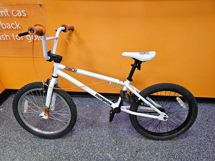 Mongoose Logo BMX true white 2013 **Collection Only**