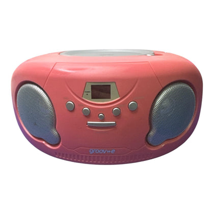 Groov-e Original Boombox Portable CD Player with Radio