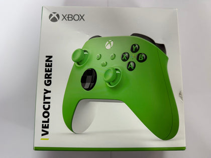 *xbox series s controller velocity green boxed