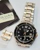 Bulova Marine Star Black Dial Mens Watch 98D127