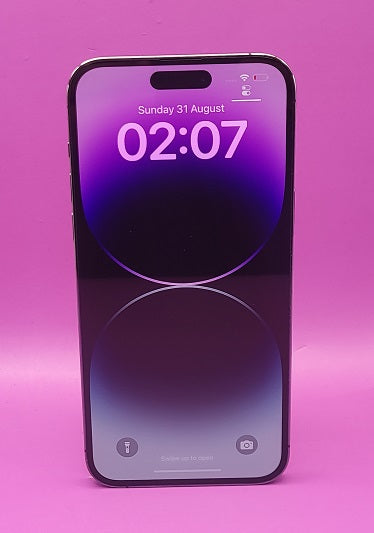 Apple iPhone 14 Pro Max - 128GB - Deep Purple - Unlocked - 87% Battery Health