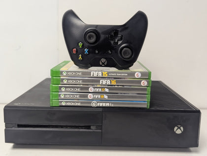 Xbox One 500GB Console & 5 Fifa Game Bundle