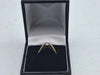 18ct Yellow Gold Ladies Solitaire Ring With CZ Stone - 1.59 Grams - Size O