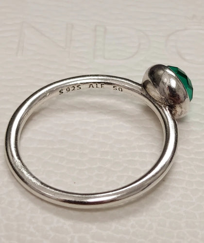 Genuine Pandora May (Birthstone) Droplet Ring- Size 50 -  RETIRED