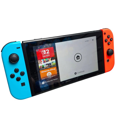 Nintendo Switch Console, 32gb + Neon Red/blue Joy-con,