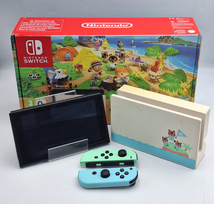 Nintendo switch 32GB animal crossing version console with box, charger and dock (no game)