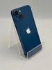 APPLE IPHONE 13, 128GB, BLUE, UNLOCKED, UNBOXED, SLIGHT CRACK ON BACK AND MINOR SCRATCHES ON SCREEN