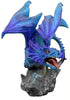 Large Blue Dragon Perched On Gem Stone !!NEW IN STORE!! **Collection only**