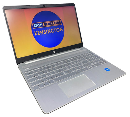 HP 15s Laptop - Windows 11, Intel Core i3 11th Gen @3.00GHz, 8GB RAM, 256GB SSD