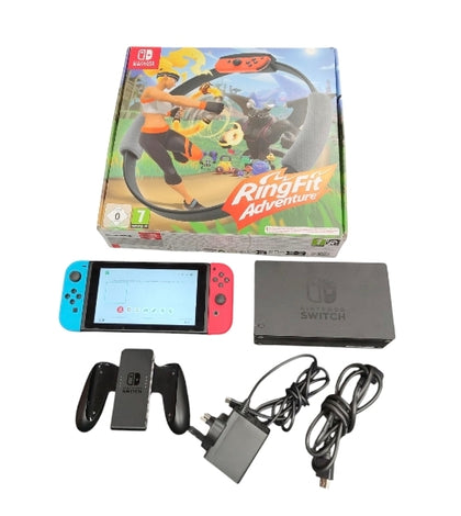 Nintendo Switch V2 w/Ring fit**Unboxed**