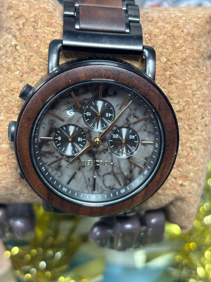 Holzkern; Wood Watch Bob (Koa/Marble), male, Natural wood