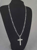 Brand New Hallmarked Cross Chain 925 22inch 42.99 grams