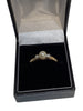 Pearl and Diamond Victorian ring engraved 1816