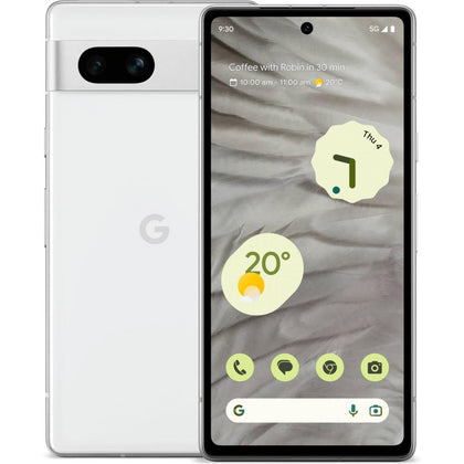 Google Pixel 7a 5G Smartphone ( Dual-Sim, 128GB) - Snow.