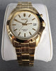 Seiko Kinetic 5M62-OAVO Automatic. Gold With White Dial ***Boxed***