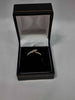 9ct Yellow Gold 0.03ct Cut Diamond Wishbone Ring - 1.90 Grams - Size N