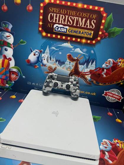 Sony Playstation 4 Slim 500GB Console - Glacier White