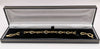 585 HALLMARKED, YELLOW GOLD, Infinity Link Bracelet, 7", 4.42G, Boxed