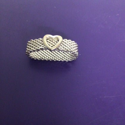 Tiffany & co Mesh Heart Ring