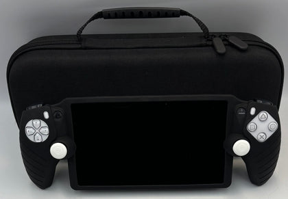 PlayStation Portal Remote Player, White, Unboxed with travel case and console cover black