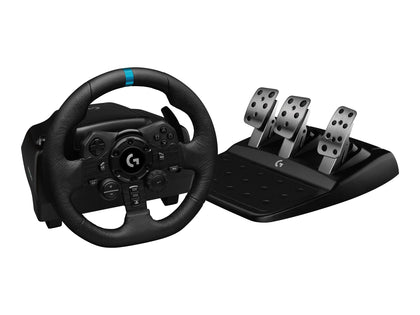 Logitech G923 Racing Wheel & Pedals - PS4 & PC, Black