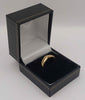 9ct yellow gold bead front ring 1.9g size O Boxed and hallmarked
