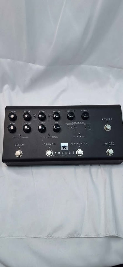 DX Blackstar Amped 3 100W 3 Channel Amp Pedal - Black - Unboxed