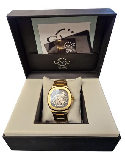 GV2 Men's Potente Automatic Skeleton Watch