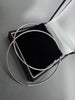 9ct White Gold Hoop Earrings 2.2G