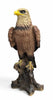 EAGLE PERCHED ON WOOD LOG, STATUE, 26" High, 11" Width, !!BRAND NEW!!