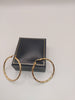 9k Gold Loop Earrings 2.27G Hallmarked(375)&Tested