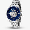 Maserati Mens Sfida Blue Skeleton Dial Watch