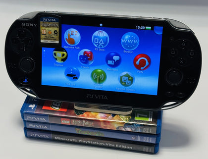 Sony Playstation Vita Portable Game Console Wi-Fi Black (Incs Games)