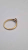 18ct Yellow Gold Ring With CZ Stone - 2.51 Grams - Size P