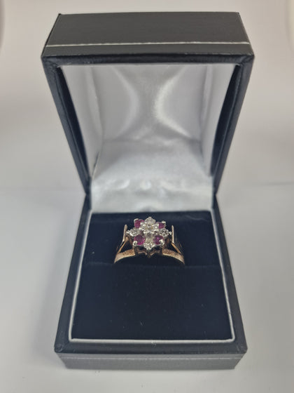 Gold Ring 375 9ct 3.9G Size M