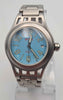 Reunion (Made By Rotary) Quartz Movement Womens Watch With Steel Bracelet, Blue Face & Box