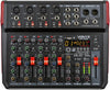 Vonyx VM-KG08 Audio Mixer 8-Channel BT/DSP/USB Record