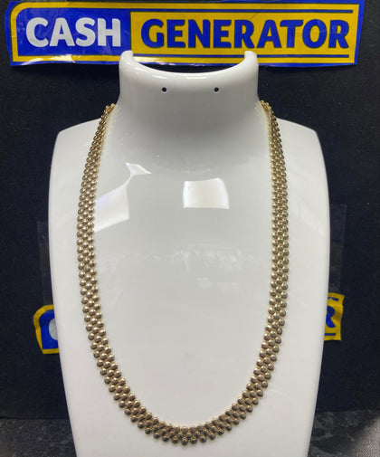 9ct Gold Fancy Link Chain 17.2g 18