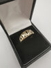 9CT Gold *MUM* Ring (375 Hallmarked) Love Hearts Side Design, 1.7Grams Total, Size: P