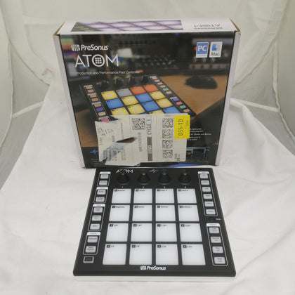 PreSonus Atom USB Pad Midi Controller With Original Box.