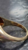 9CT 375 HALLMARKED, YELLOW GOLD, OVAL SIGNET RING, SIZE: S, 5.22G, BOXED, PRE OWNED