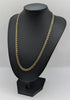 9CT Hallmarked 375, Yellow Gold, Thin Curbed Chain W/ Lobster Lock, 21", 12.41g