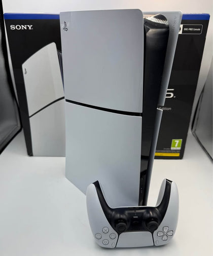 SONY PLAYSTATION 5 SLIM DIGITAL EDITION, 1TB, WITH DUAL SENSE CONTROLLER, BOXED